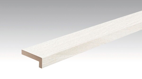 Angled cover moulding Opaque white oak 04069