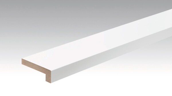 Angled cover moulding XL White DF (paintable) 02222