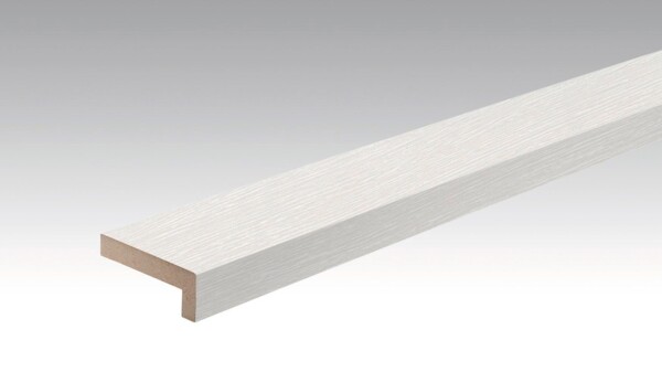 Angled cover moulding Fineline white 04029